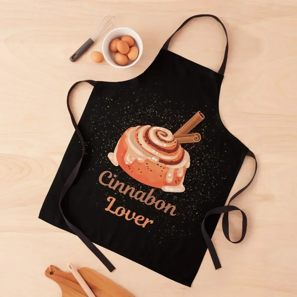 

Фартук Cinnabon lover, рождественский подарок, профессиональный кухонный фартук для официанта, парикмахера, мужской фартук