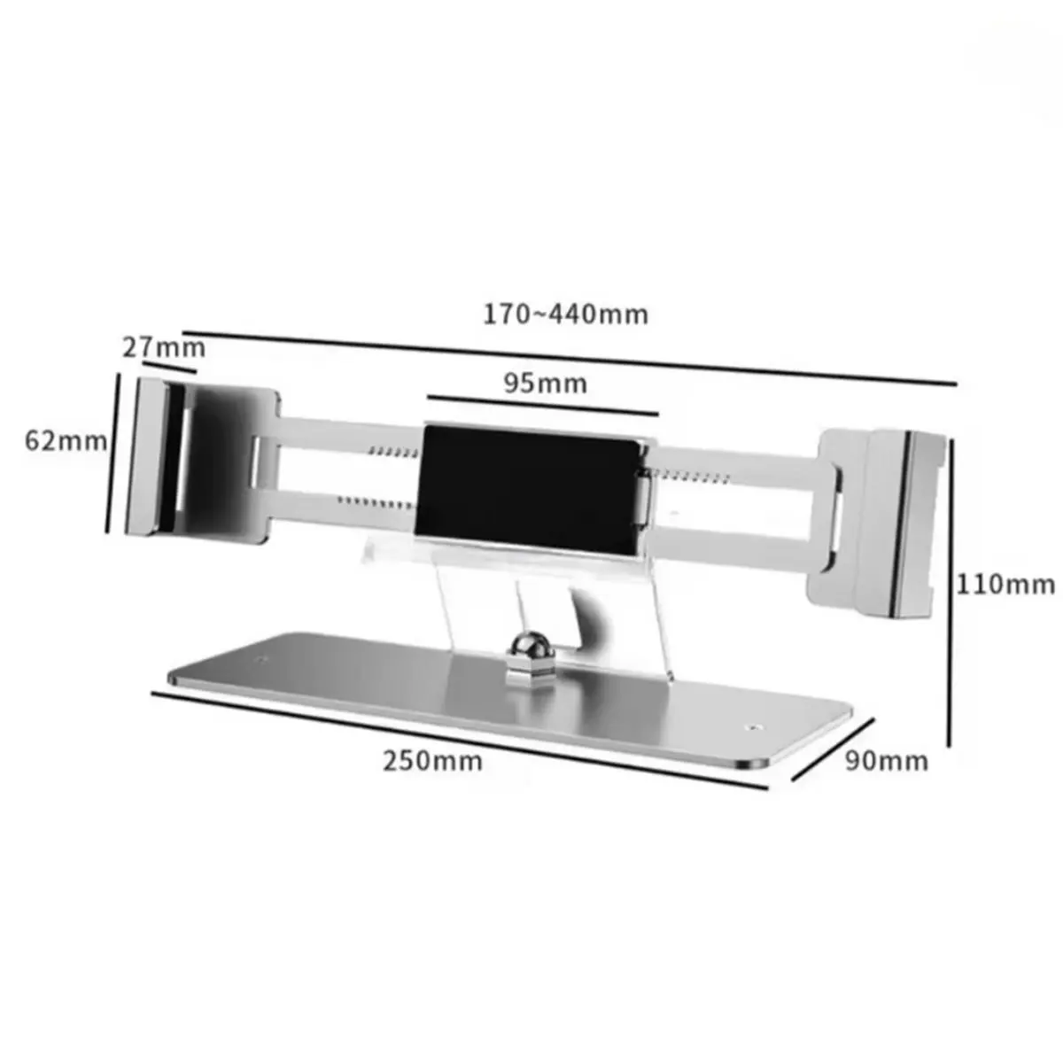 Laptop Stand with Lock Anti-Theft Desktop Display Aluminum Alloy Tablet Stand