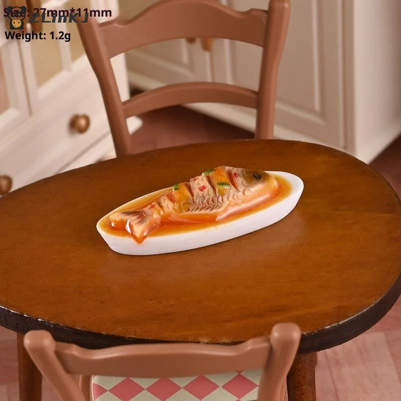 ▶ 1 Zestaw Miniaturowych Chińskich Naczyń do Domku dla Lalek, Miska na Jedzenie, Modele Ryżu, DIY Dekoracja Kuchni Domku dla Lalek