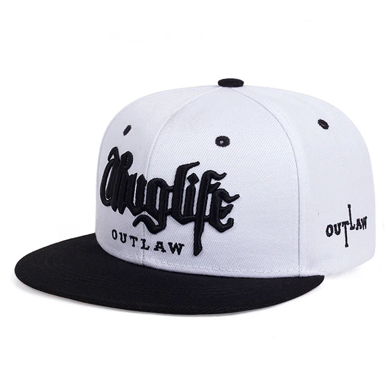 2026 New Flat Edge Hat Riot LIFE Embroidered Baseball Hat Outdoor Daily Commuting Decorative Hat Sunshade Hat Unisex Hip Hop Hat - view 3