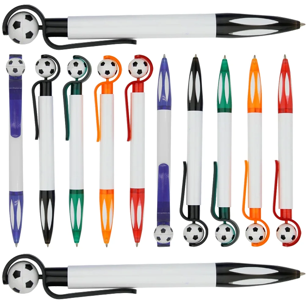 

20 Pcs Football Ballpoint Pen School Pens Soccer Journal Planner Scrapbooking Bulk Handwriting Kids Shape Office Sports