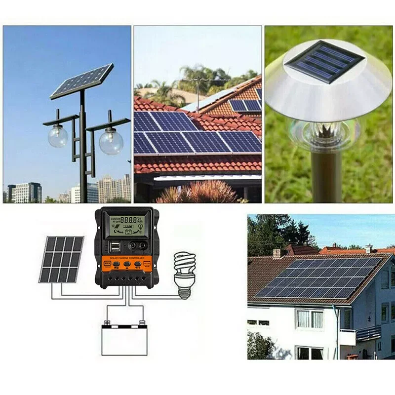 1Pc Zonnepaneel 30A Batterij L - Pwm Charge Controller recensie en prijs