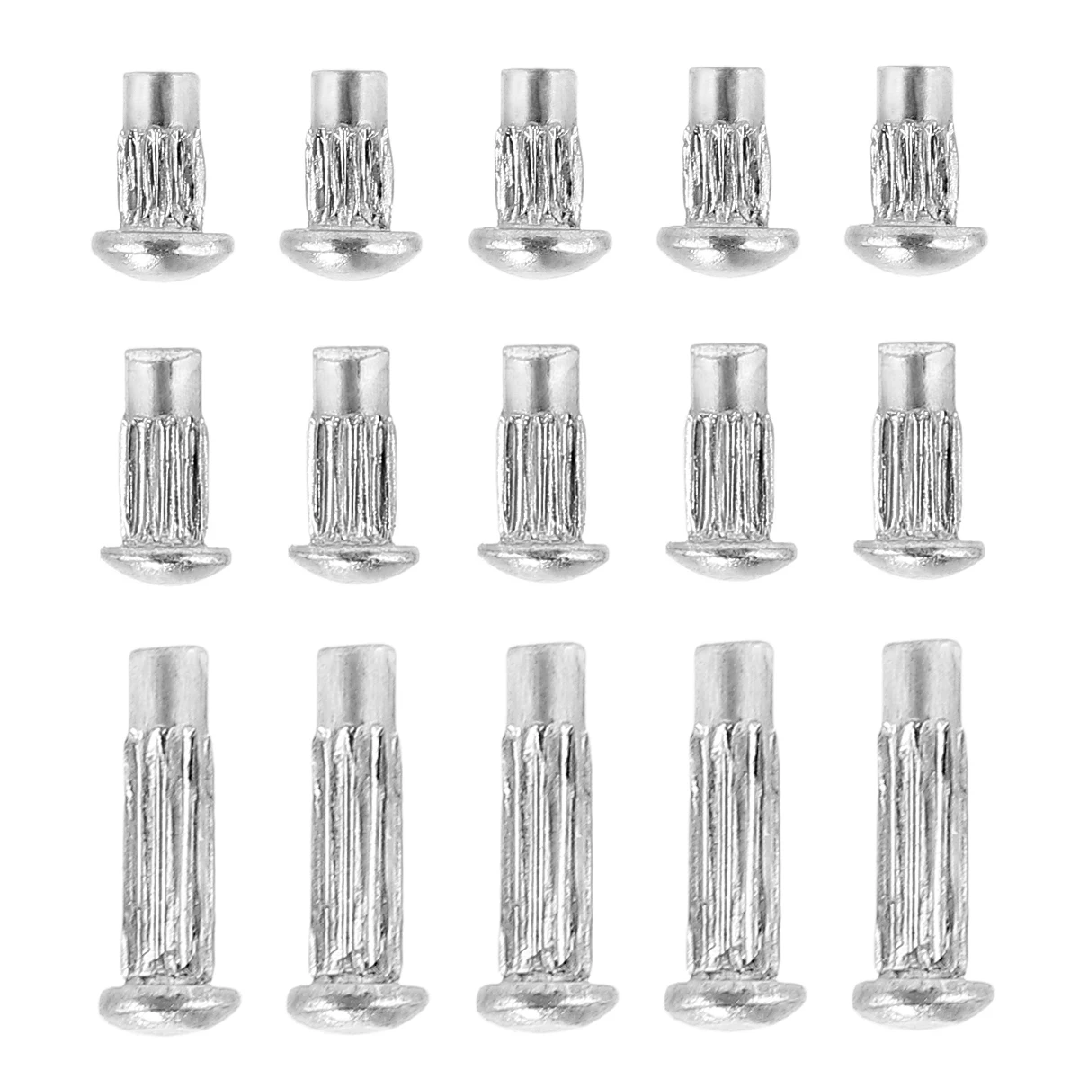 

1500 Pcs Solid Rivets Aluminum Alloy High Quality Signage Installation Round Knurled Specifications Variety Hardware