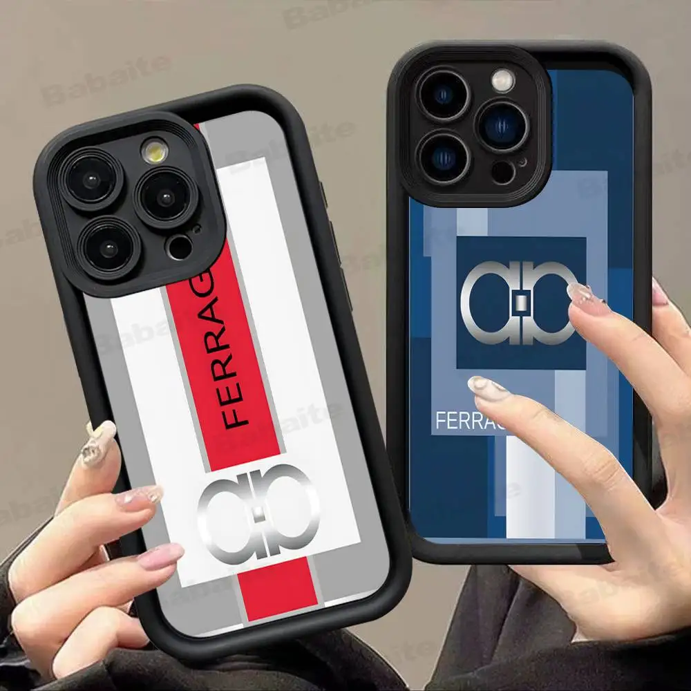 Чехлы для телефонов F-Ferragamo Cartoon для iPhone 17, 16, 15, 14, 13, 12, 11 Pro Max Plus
