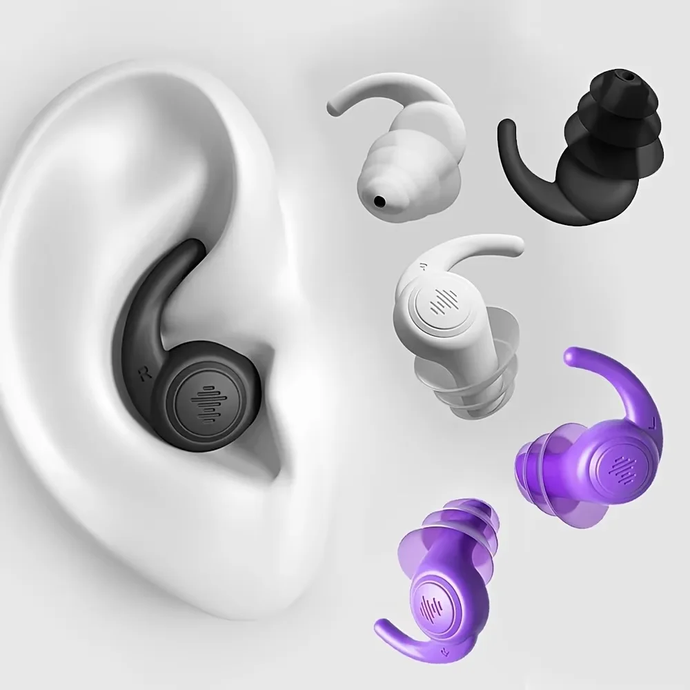 2 Layer/3 Layer Concert-Ready Silicone Ear Plugs – Also for Industrial Noise, Reduces Harmful Volume While Keeping Music Clear