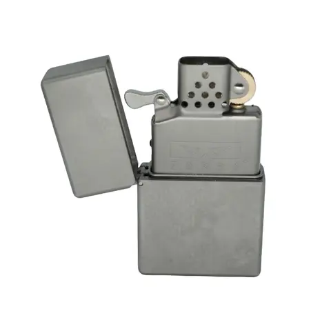 Full Titanium Shell Lighter with ZORRO Titanium Insert Trench Petrol Wicks Lighter Cigarette Briquet 912s Outdoor EDC