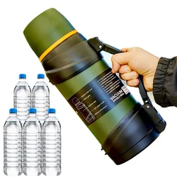 1300ml 1600ml 2000ml 2500ml bottiglia termica in acciaio inossidabile 304 di grande capacità da viaggio Sport bottiglia d'acqua termica tazza isolante