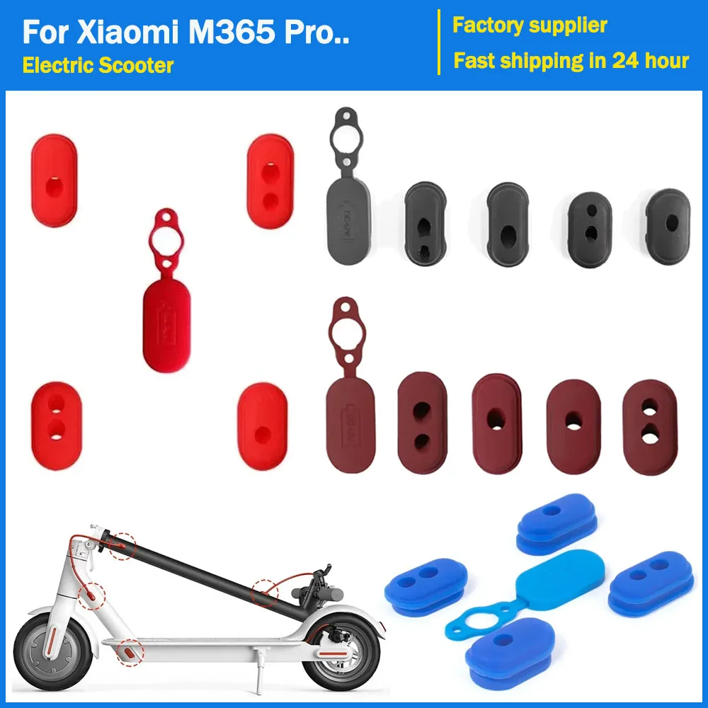 Battery Charging Port Dust Plug for Xiaomi M365 1S Pro Pro2 Electric Scooter Rubber Line Silicone Sleeve Charge Port Cover Plug