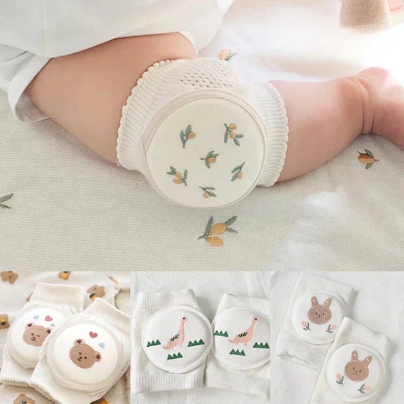 Korean Style Summer Baby Knee Pad Socks Infant Fall Protector Mesh Toddler Boys Girls Knee Protective Socks for Kids Baby Items