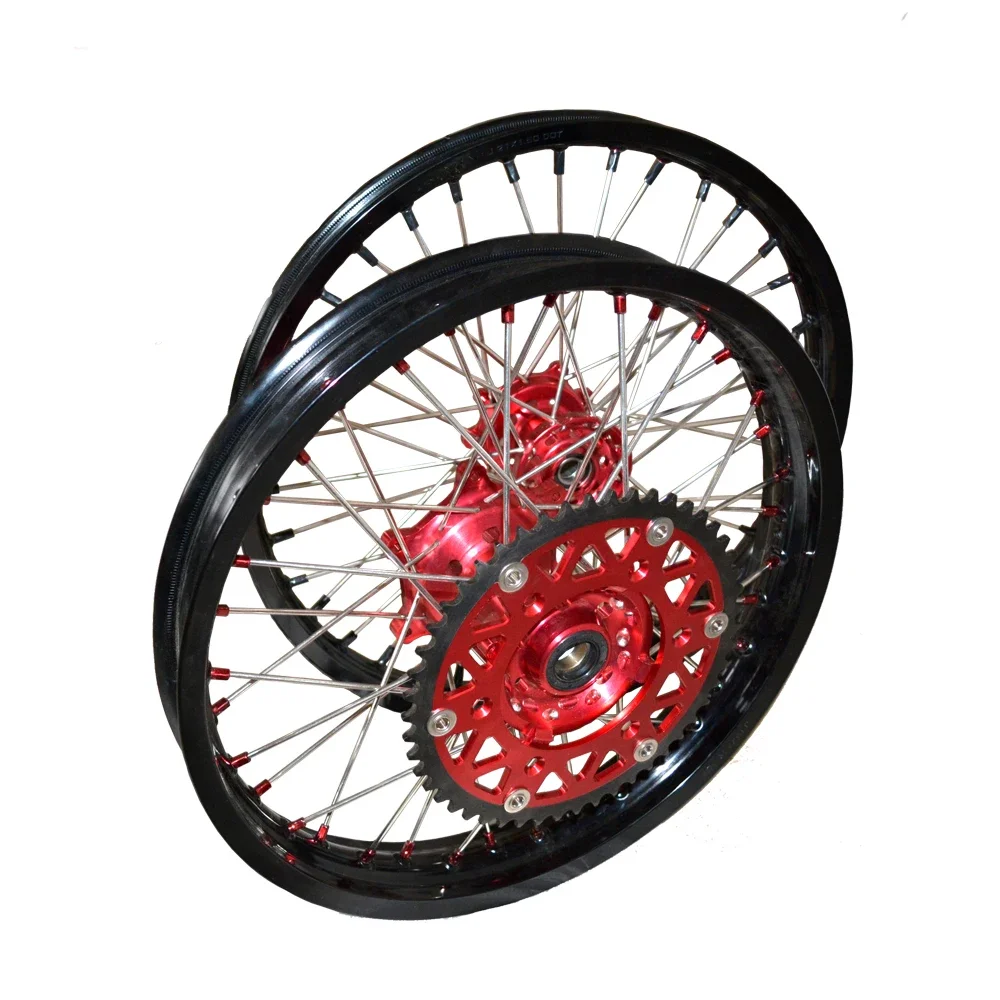 21-1.6/19-2.15 CRF450 Aluminum Alloy Anodized Motocross/dirtbike Wheel Sets For Honda