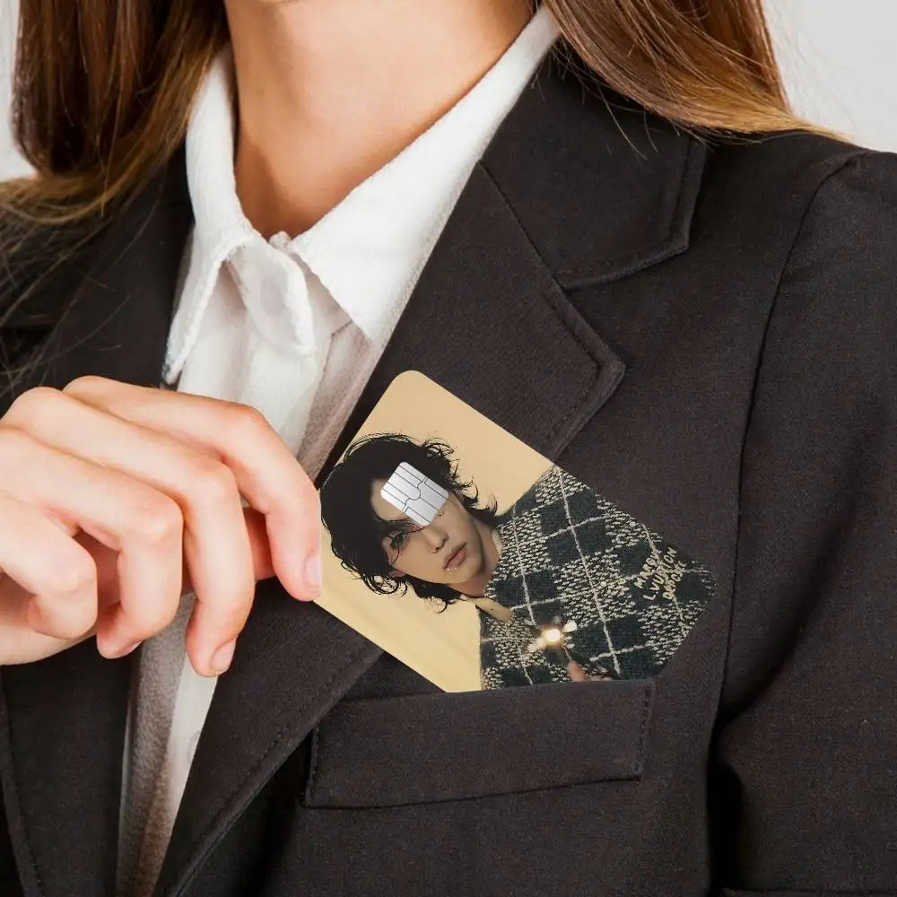 1 قطعة المغني الرائع F-felix Diy بها بنفسك بطاقة الخصم الائتمان ملصق الطرف ملصق الديكور مقاوم للماء رقاقة صغيرة بطاقة الجلد ملصق