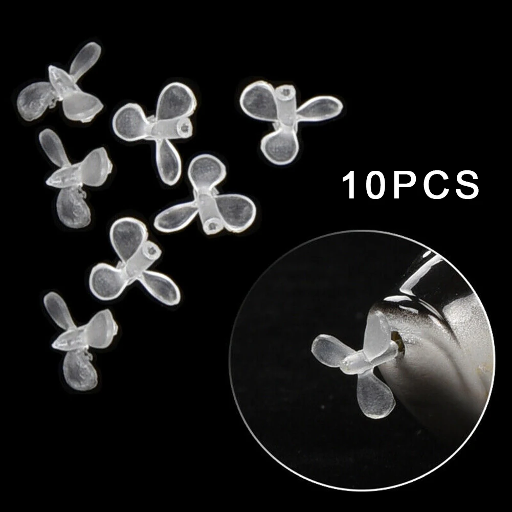 10pcs Bait Propeller For Fishing Lure Electric Lure Wobbler Fishing Swimbait Plastic Fishing Tool Bionic Fake Lure