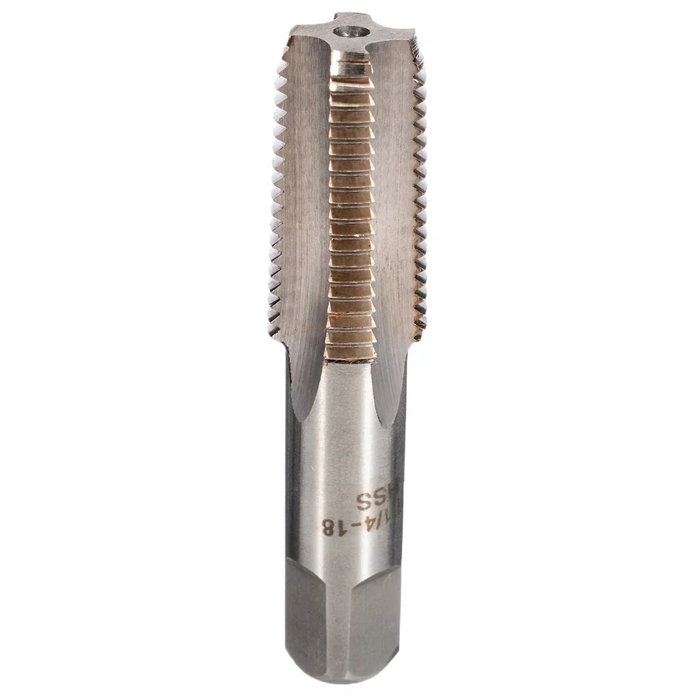 High-Speed-Steel Screw Threaded Tap Hand Tools 1/4"-18 NPT Taper Pipe Tap For Cutting Internal Threads Of Pipes Repair Work Tool