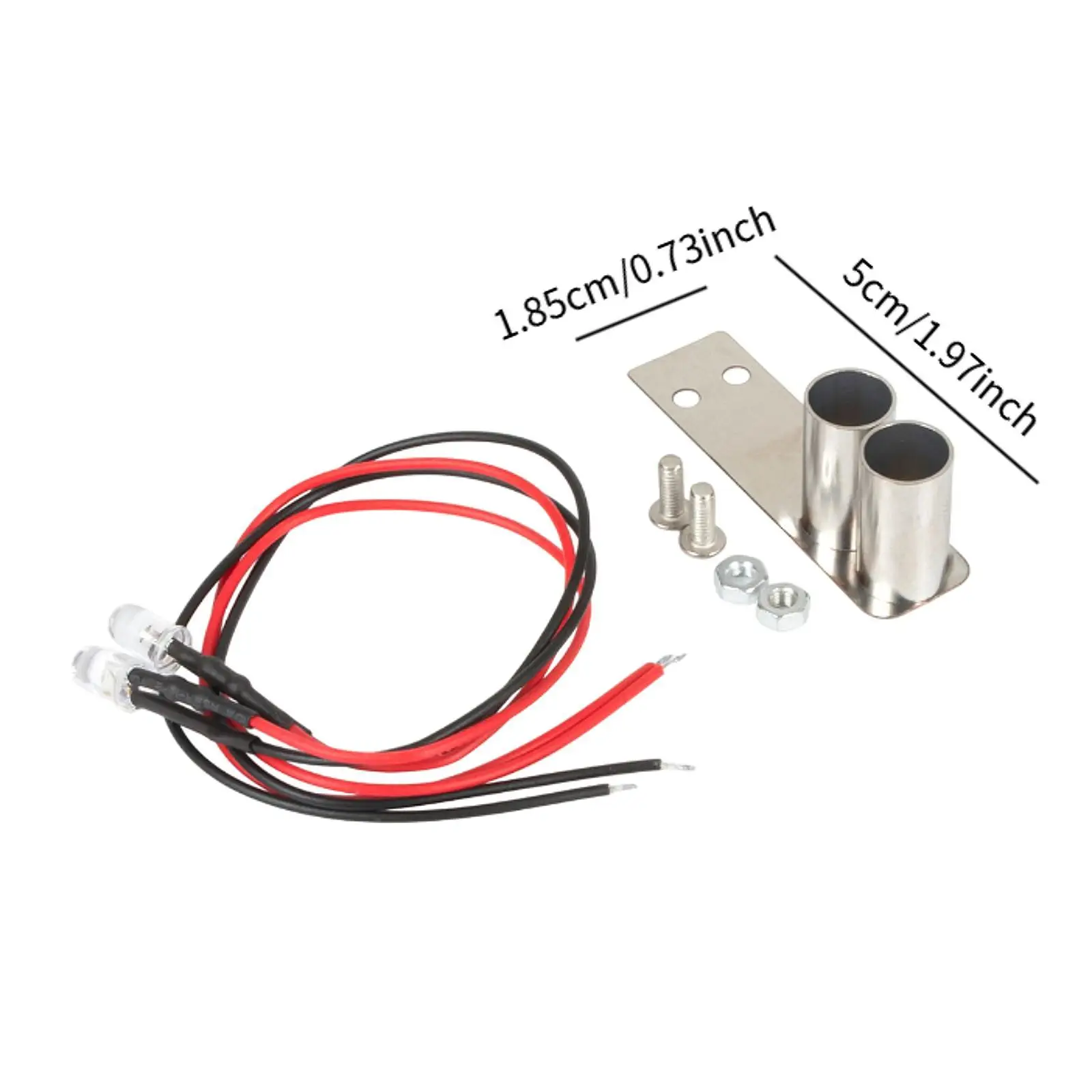 Tubo de escape de simulación de coche RC, modificación a escala 1/10 para vehículos y camiones