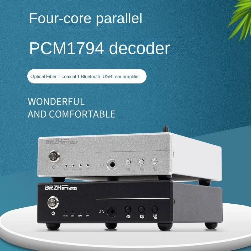 BREEZE 2025 Latest DC60 Four Core PCM1794 Parallel USB Decoder Hifi Fever DAC Earamplifier Bluetooth 5.4