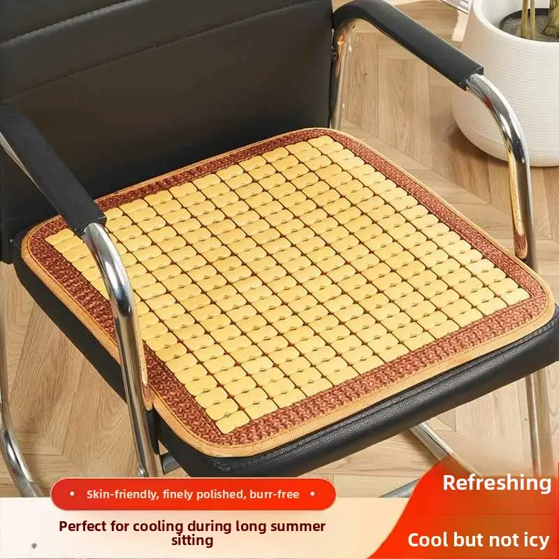 modern-simple-style-office-chair-pad-bamboo-slice-cooling-mat-car-cushion-poker-mat-buttock-pad-home-use-comfortable