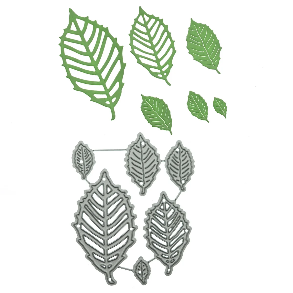 Leaves Leaf Pattern Plant Metal Die Cutters For Scrapbooking Clip Art Paper Decorating Embossing Cutting Dies Punch Stencil