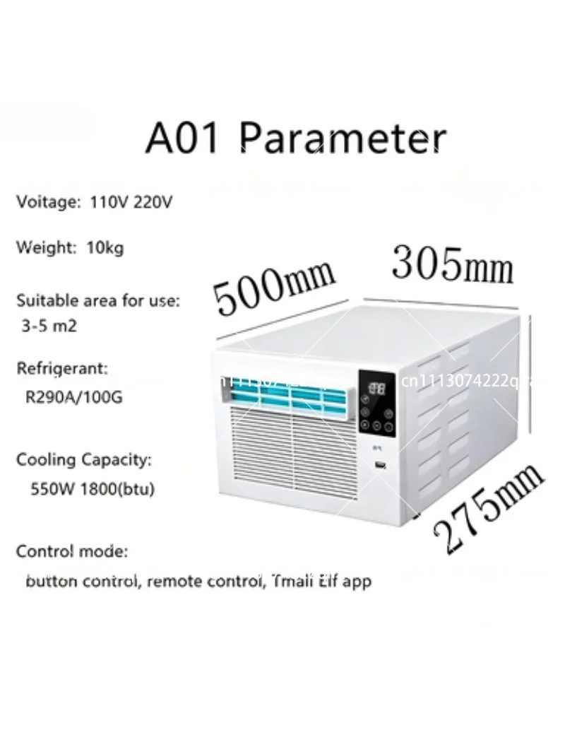 Portable Air Conditioner Low Noise Small AC Unit for Room Hotel Use