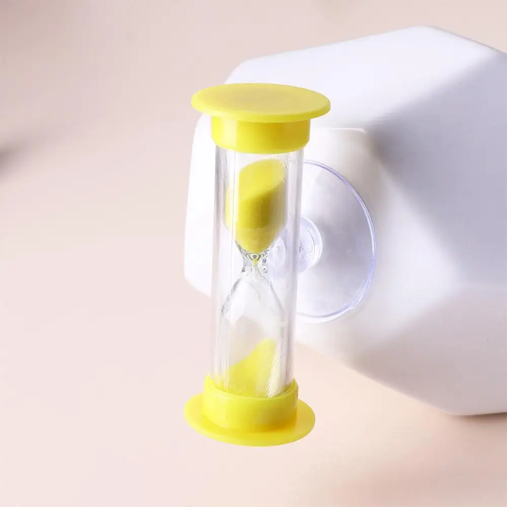 Sablier portable rotatif en verre pour le broCumbria des dents des enfants, minuterie de douche ouverte, horloge de sable, entonnoir, ornement de bureau