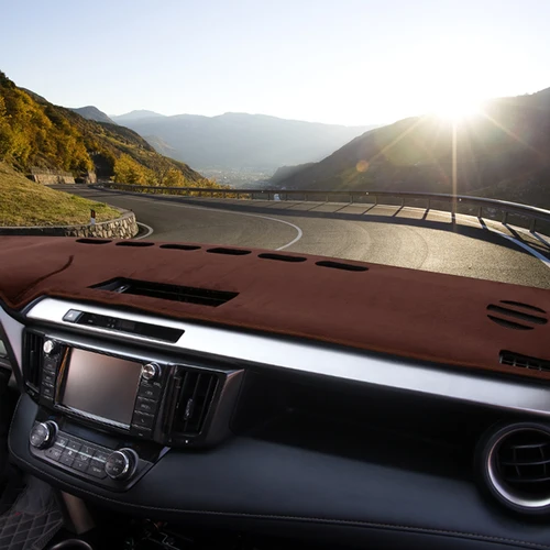 Imagen 2 del producto Para Toyota RAV4 XA40 2013 2014 2015 2016 2017 2018 alfombrilla para salpicadero de coche parasol antideslizante accesorios de cubierta