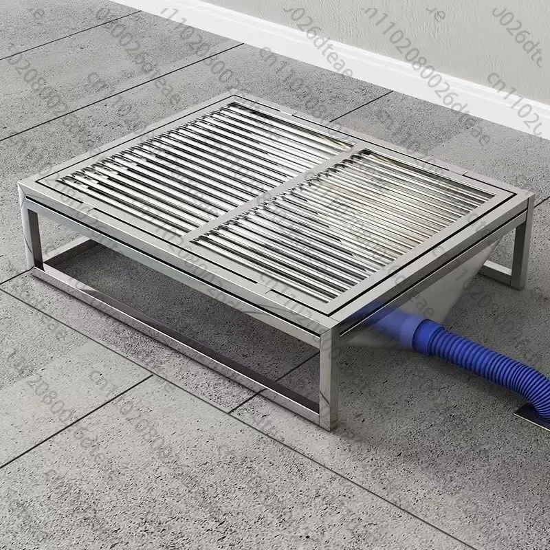 Stainless Steel Dog Toilet - No Washing Design, Direct Drain To Sewer For Small Medium Large Dog Potty Training