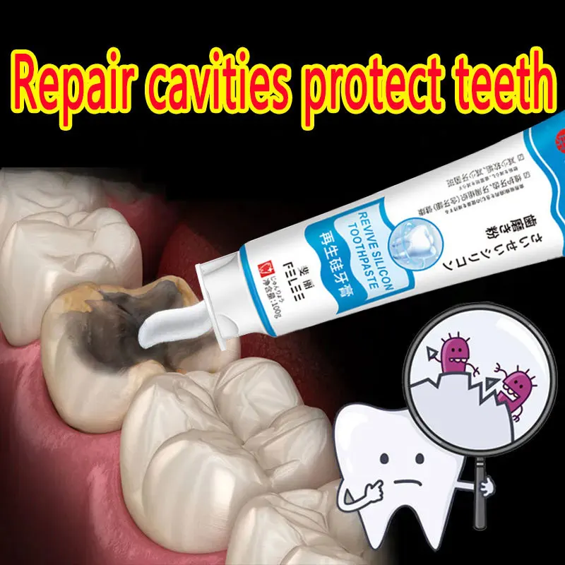 Repair of Cavities Caries Removal of Plaque Stains Decay Whitening Yellowing Repair Teeth Teeth Whitening 2023 New toothpaste