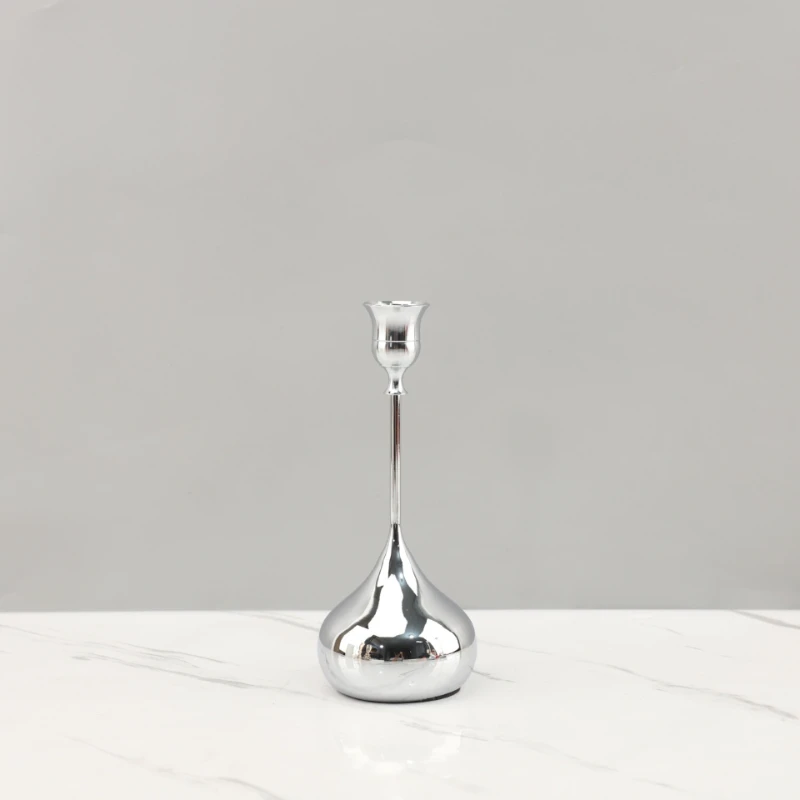 Creative Water Drop Candlestick Candelabrum Candle Holder Gold Geometric Candle Holder Desktop Storage Wedding Centerpieces