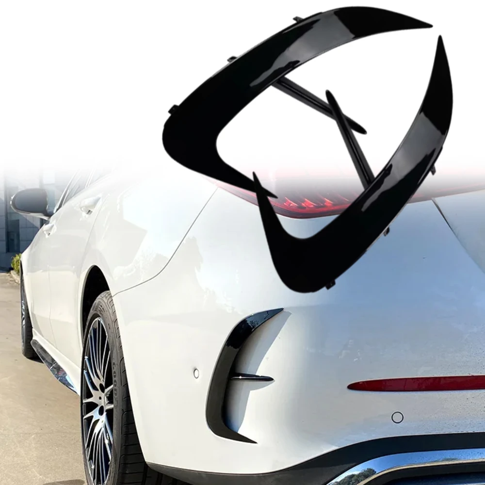 

2 шт. автомобильный задний бампер, сплиттер, боковой спойлер, крышка вентиляционного отверстия для Mercedes-Benz C-Class W206 C200 C220 C260 C300 AMG 2022 2023 2024