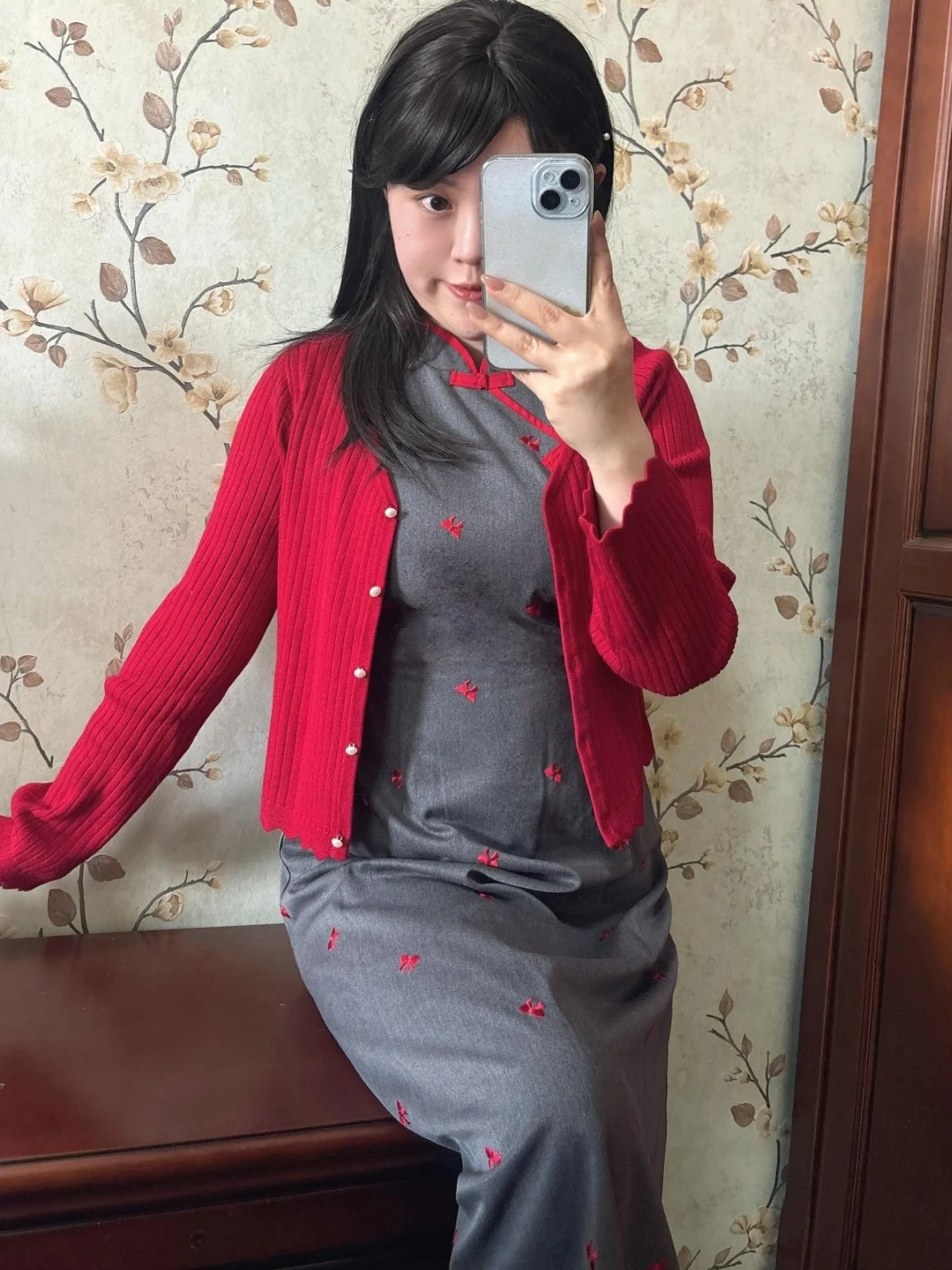 

Slimming plus Size Traditional Chinese Set for plus Size Women Spring New Style City Commute Office Party Wear