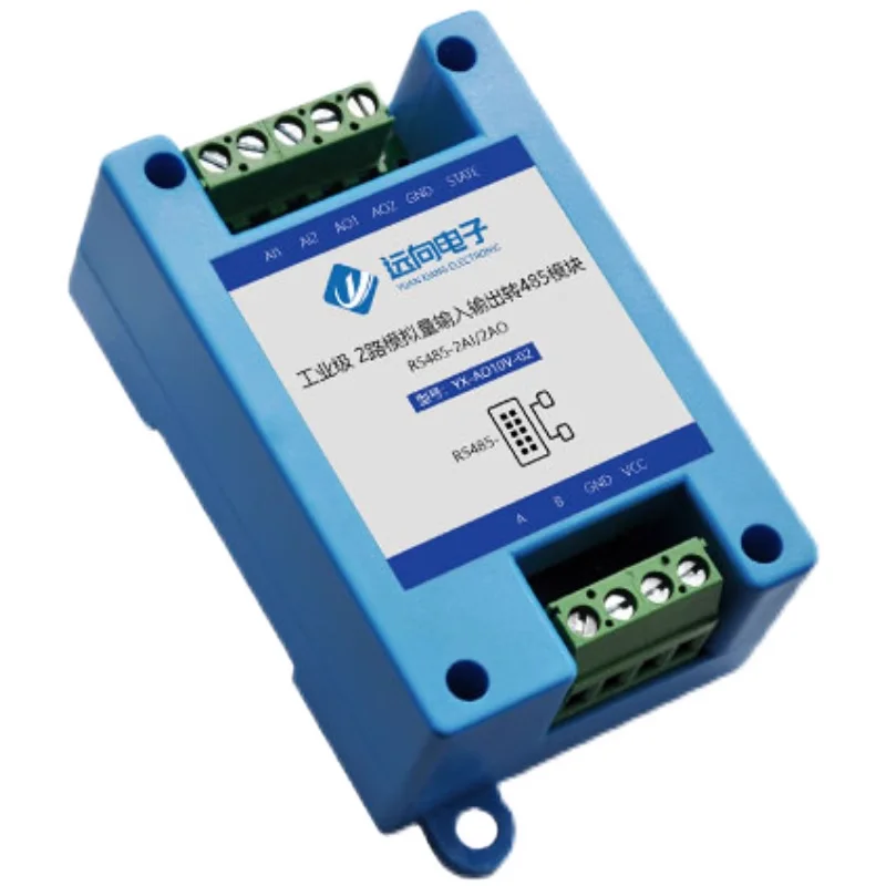 

Industrial grade 485 RPM voltage 0-10V output 2-way analog quantity 0-30V acquisition input Modbus RTU communication