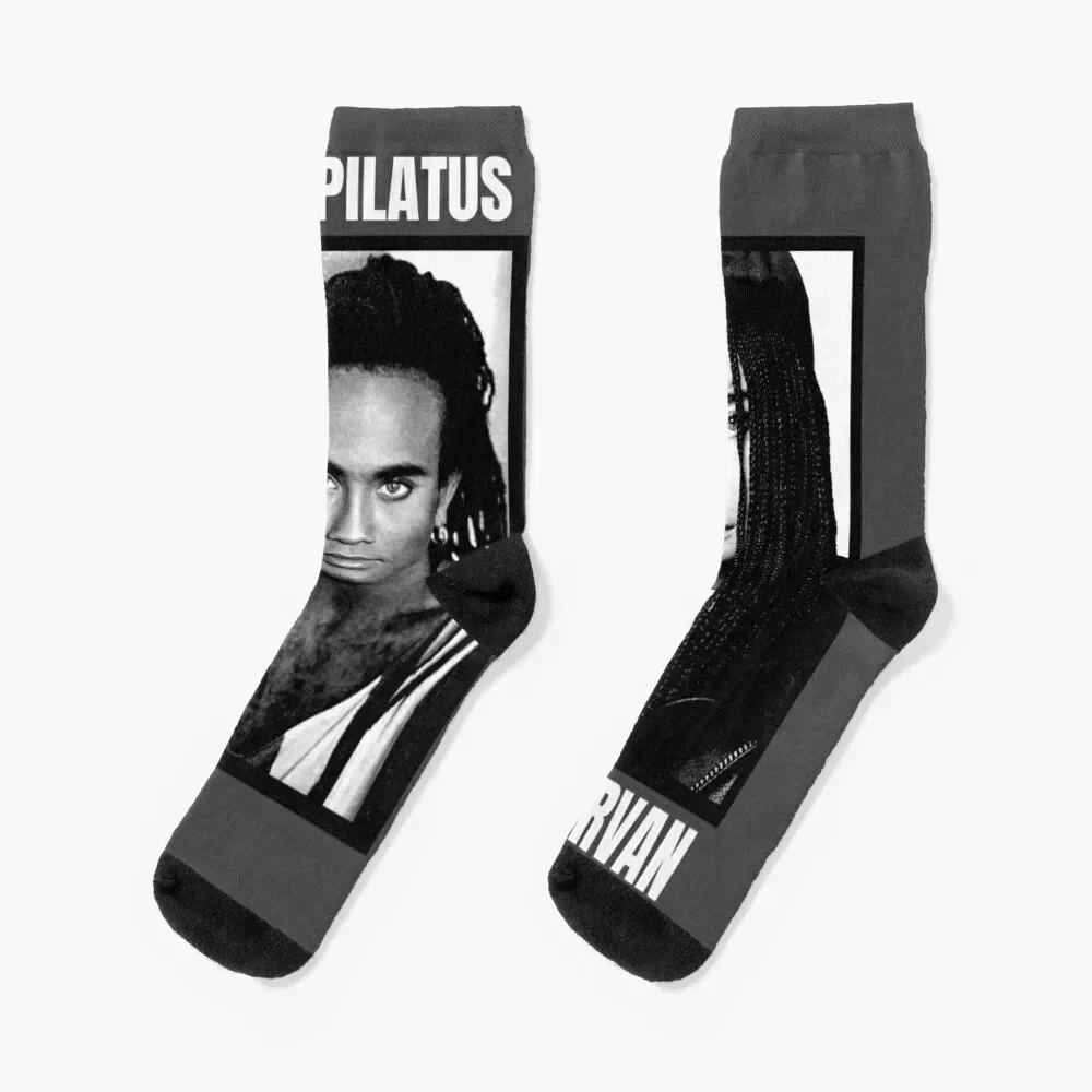 Milli Vanilli Rob P. & Fab M. Socks professional running gym halloween Men Socks Women's