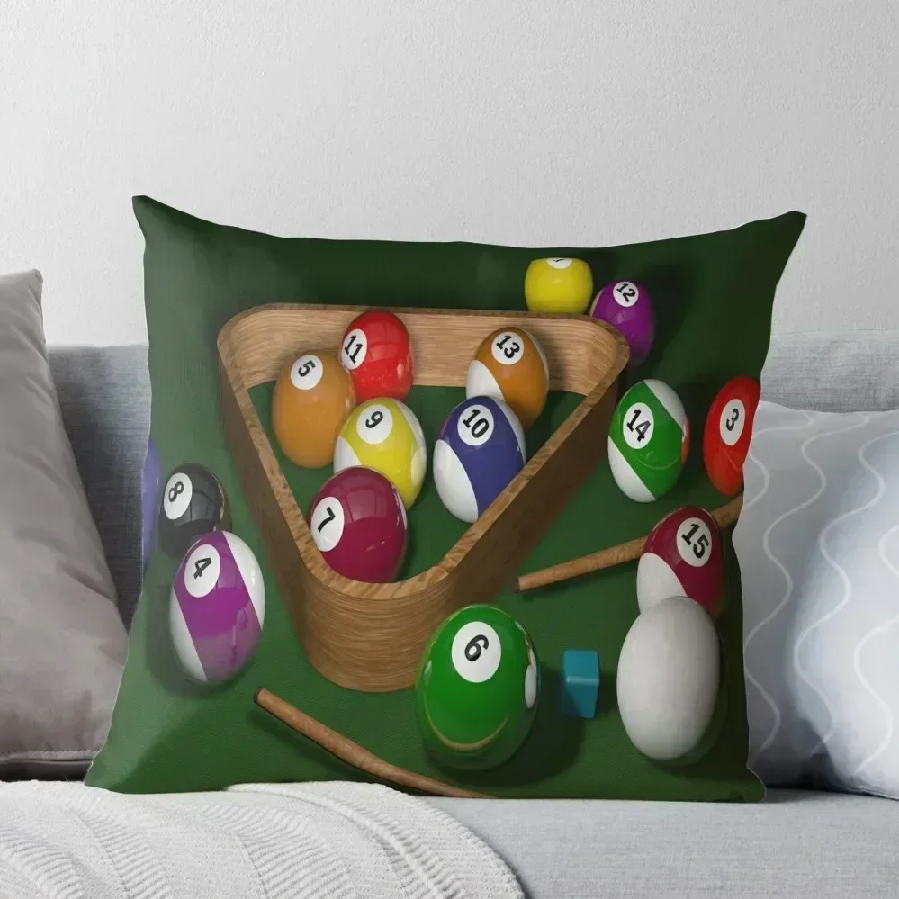 

Billiards Throw Pillow covers for pillows Decorative Cushion Cover Couch Cushions bed pillows pillow