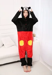 MINISO Kigurumi Mickey Onesies Pajamas Cartoon Costume Minnie Cosplay Pyjamas Party Dress Pijamas