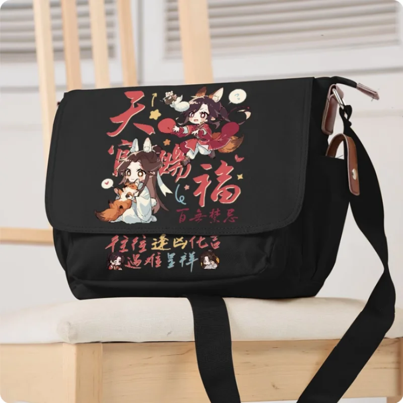 Anime Tian Guan Ci Fu Huacheng Xielian Cartoon Bag Unsix Fashion Leisure Teenagers Crossbody Student Messenger Handbag B866