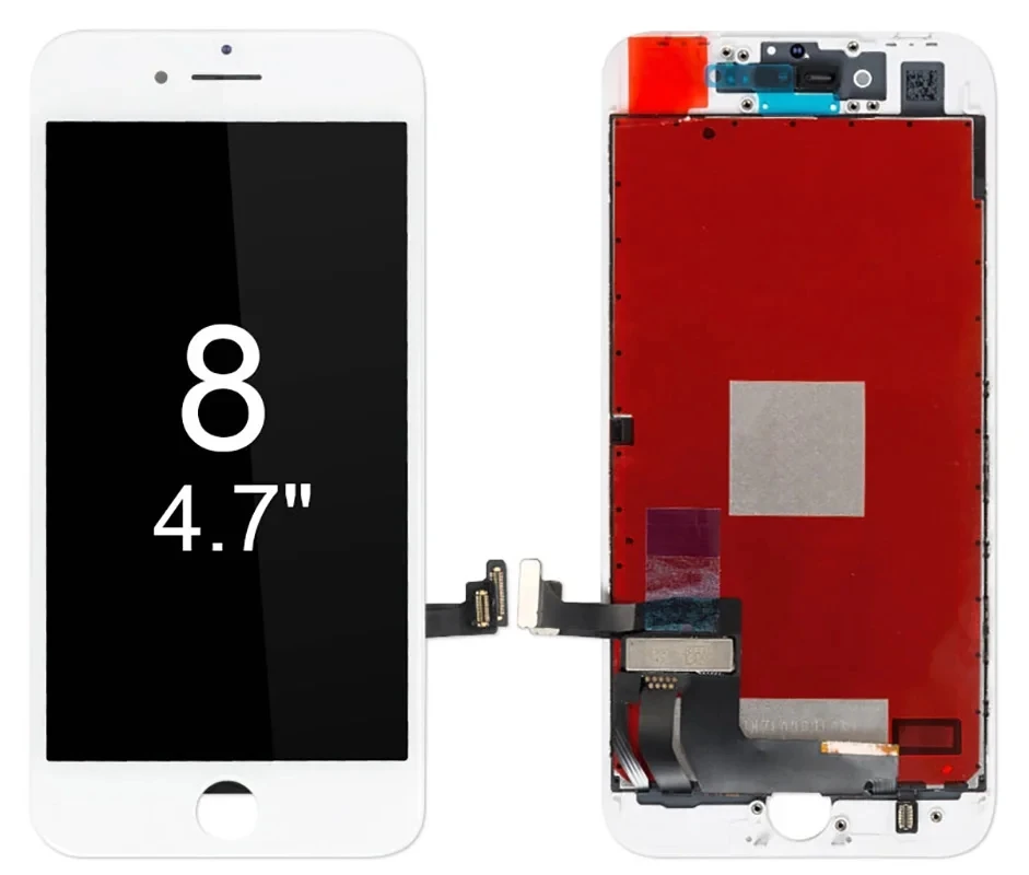 Original OEM LCD Display For iPhone 8 8 Plus Touch Screen Digitizer Assembly Replacement +Tempered Glass+Tools+TPU+Sticker