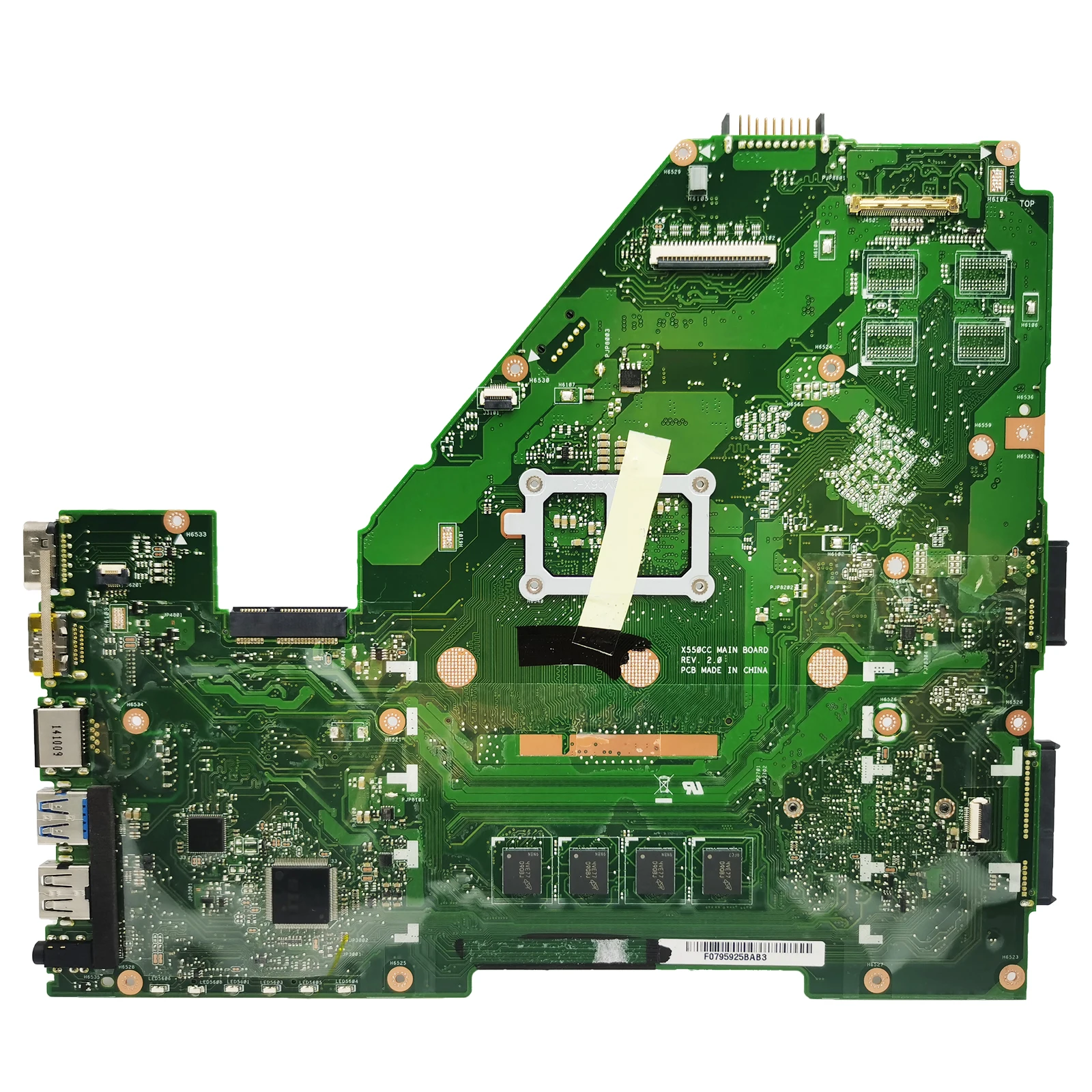 Carte mère Xcape CL pour ordinateur portable ASUS, carte mère Xcape CA, Xcape CC, R510C, Y58/s, Xcape C, CPU I3, I5, I7, 3th Isabel, 4G-RAM, GT710M