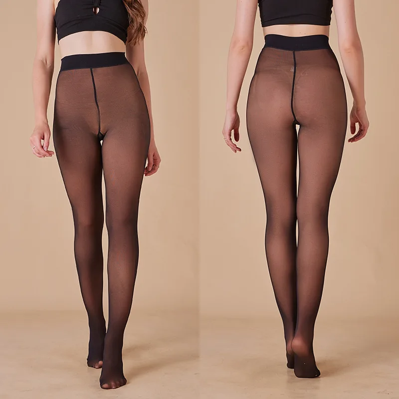 春秋の女性ストッキング靴下セクシーな黒半透明女性ストッキングハイウエスト弾性女性タイツレギンスストッキング