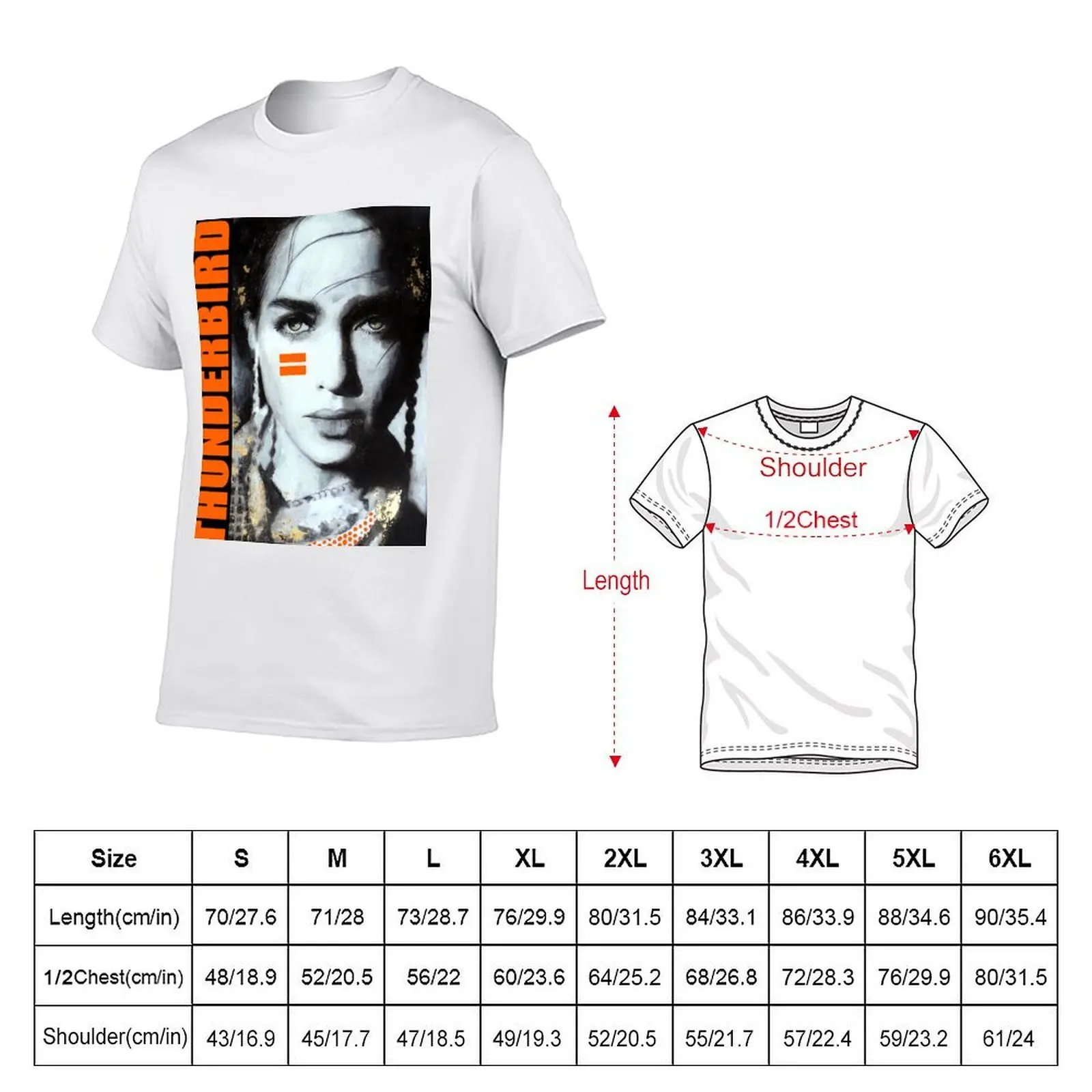 Dakota Thunderbird Tribal Woman Portrait T-Shirt anime tshirt man t shirt luxury man t shirt cotton high quality T-shirt