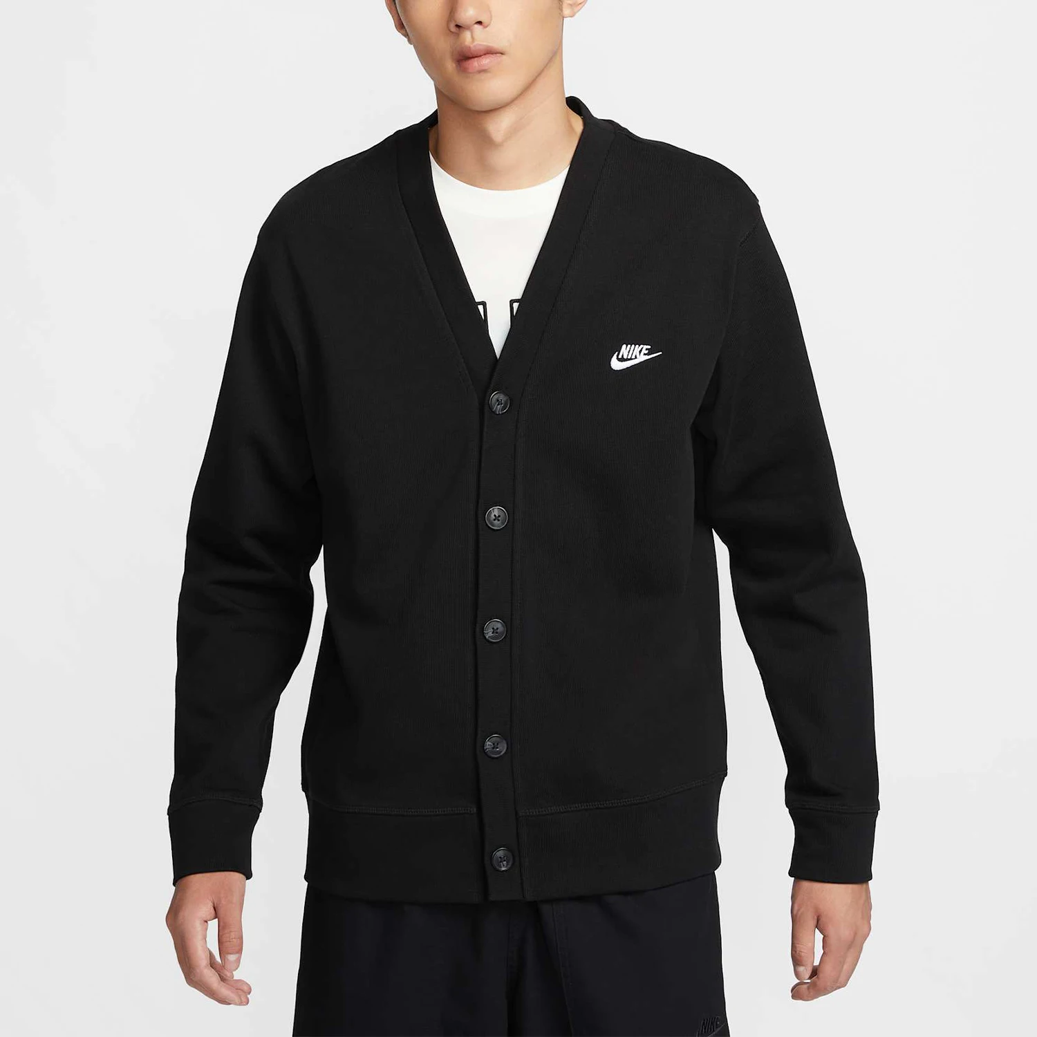 nike-genuine-new-men's-fashionable-knitted-breathable-long-sleeved-jacket-jacket-fz9114-010