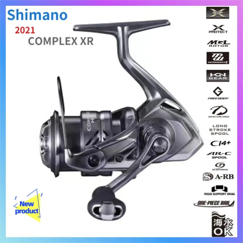 SHIMANO COMPLEX XR Max Drag 3-4kg MGL Rotor CI4+ Body LONG STROKE Spool Silent Drive SALTWATER SPINNING REEL，2022