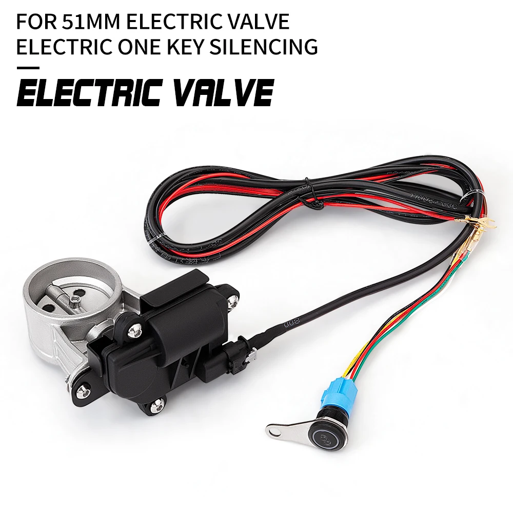 

Комплект клапанов управления выхлопом мотоцикла с вакуумным приводом, труба 2 дюйма, с беспроводным пультом дистанционного управления