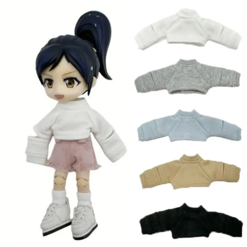 ファッションブラウス衣装カジュアルウェア6色人形スウェットシャツTシャツ人形服アクセサリー