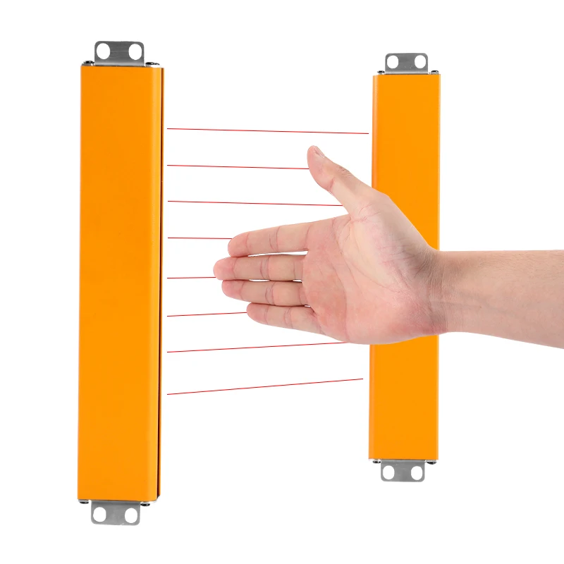 Picture 3: Ultra Slim Safety Light Curtain Only 16mm Thick, 4/8/12 Beams 0.2-1m Height, Low Profile for Automated Systems