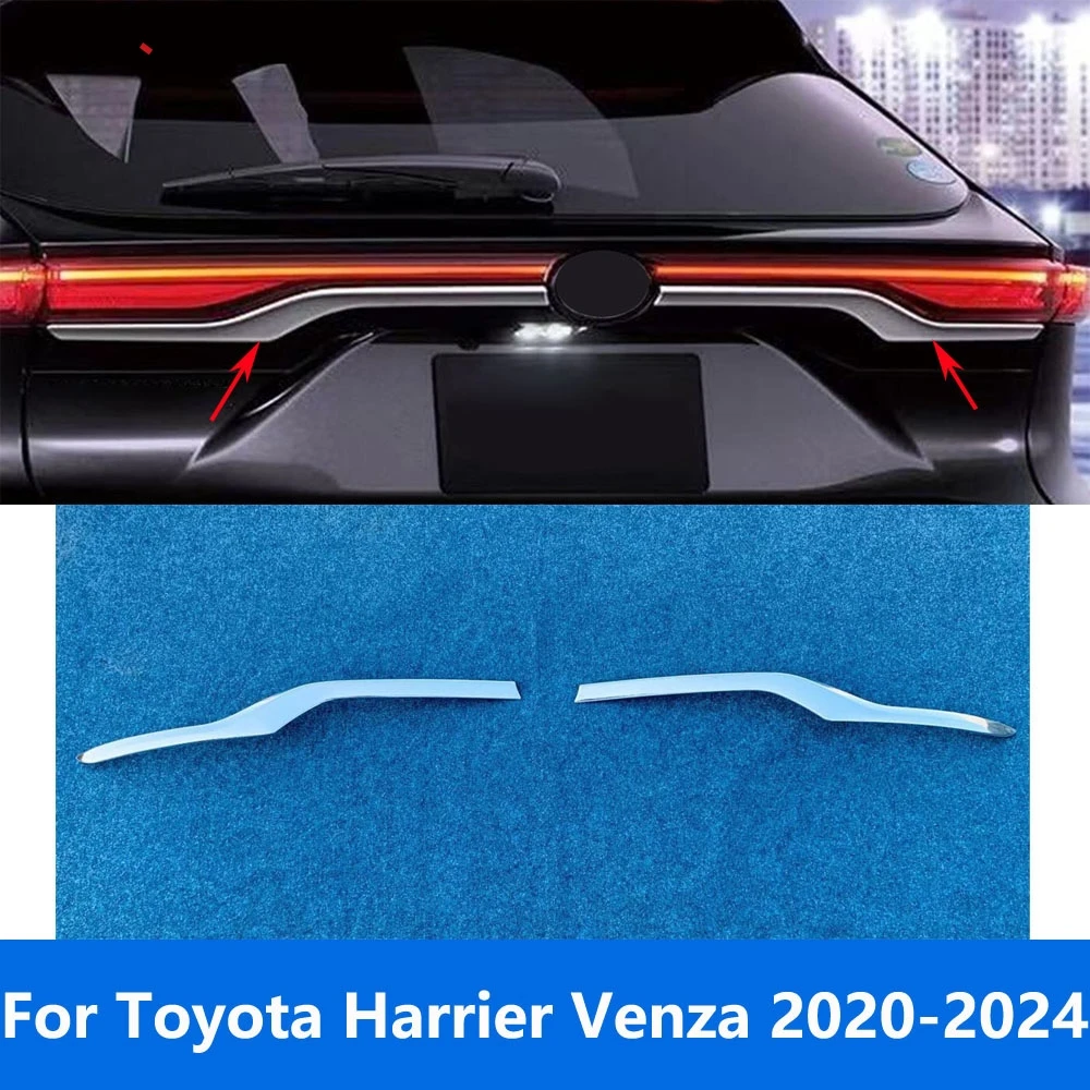 

Хромированная Задняя Крышка багажника для Toyota Harrier Venza 2020-2022 2023 2024, аксессуары для отделки двери багажника, Стайлинг автомобиля