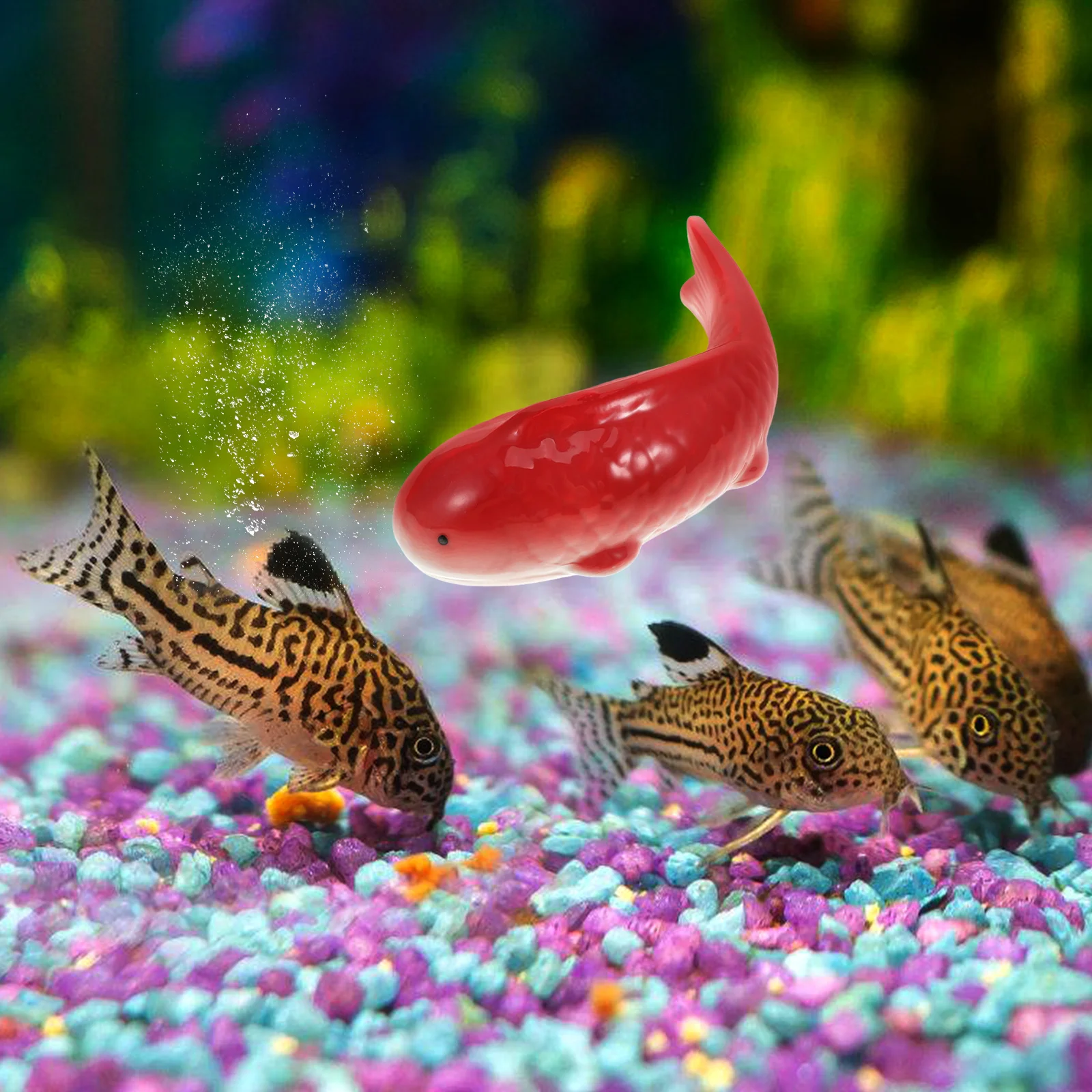 

Floating Fish Tank Decor Ceramic Aquarium Ornament for Fish Pond Home Office Tea Table Simulated Landscape Water Accessory