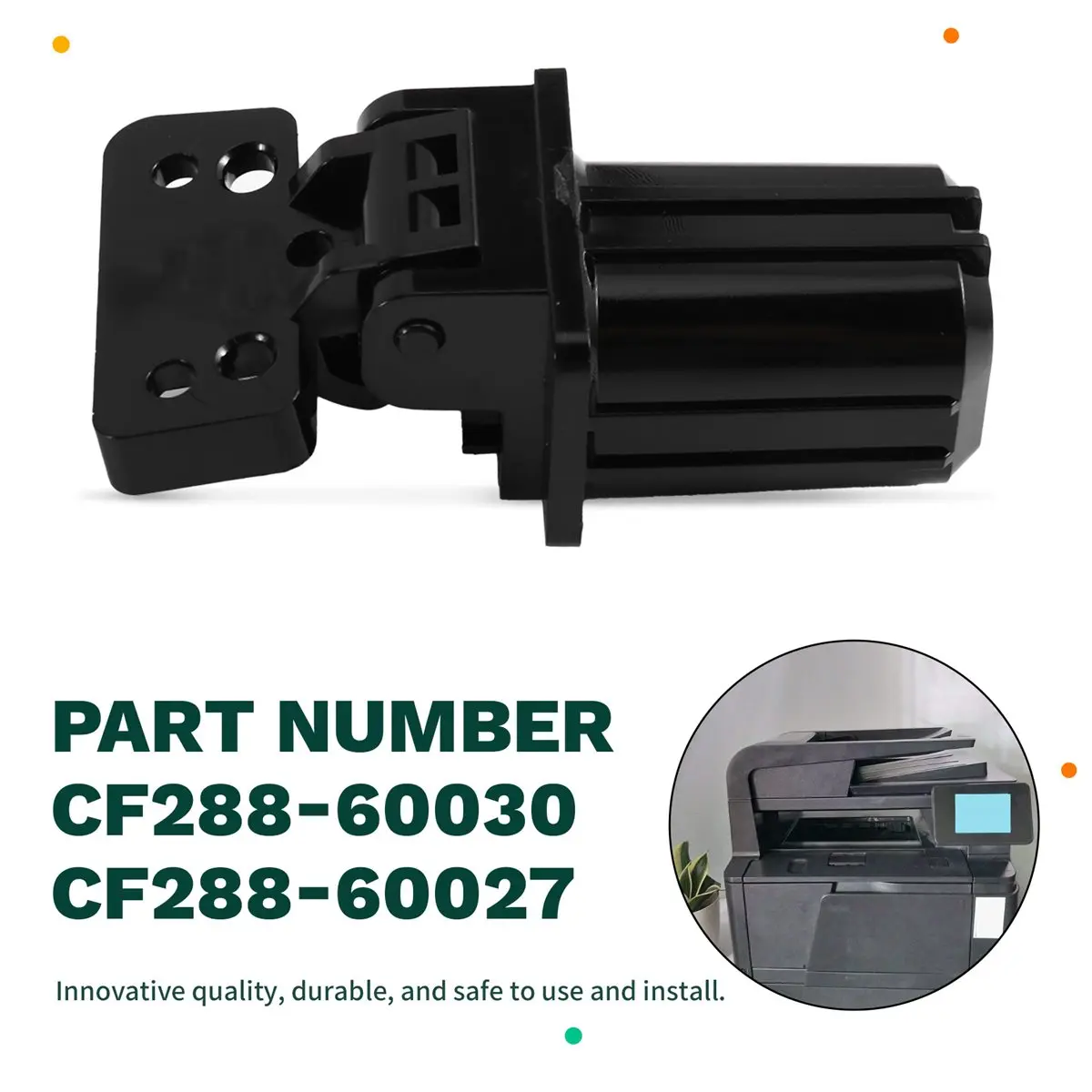 TCE 2PCS CF288-60030 CF288-60027 ADF Hinge Assembly for Pro 400 MFP M425dn M425dw M425 M401 M521dn M521 M476 425