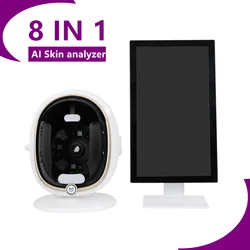 New 3D Smart Magic Mirror Skin Analyzer Machine Aisia Skin Analysis System Acne Pigmentation Analysis Face Scanner 2024