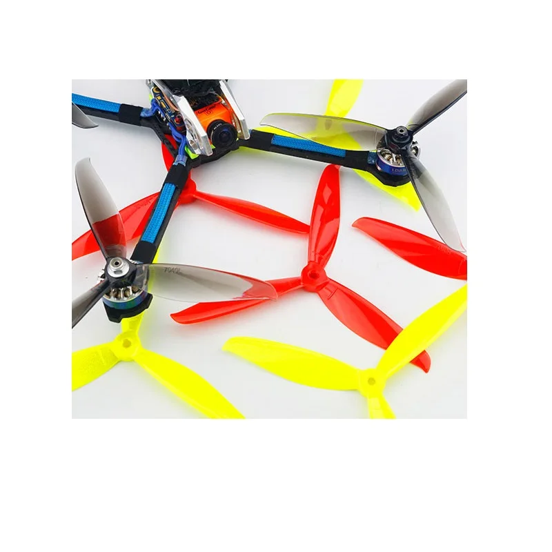 ใบพัดแบบ3ใบพัด/ใบมีดไตร8 CW 8 ccw 7040 7นิ้วสำหรับโดรนอาร์ซีสำหรับแข่ง FPV ชิ้นส่วนเครื่องประดับ DIY ฟรีสไตล์8คู่
