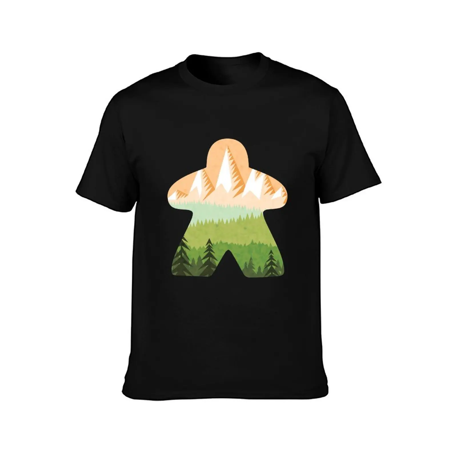 Mountain Adventure Meeple Board Game Scene T-Shirt Holiday Outdoor T-Shirt
