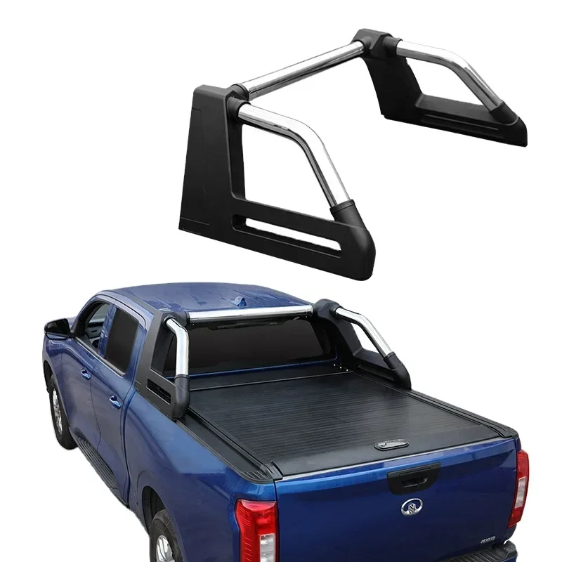 4x4 Pickup Truck Other Exterior Accessories Roll Bar and Aluminum Tonneau Cover Roller Lid for  2019